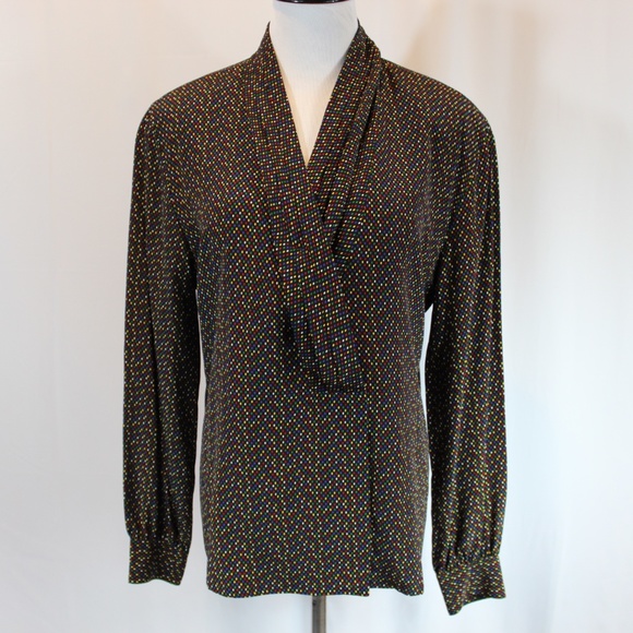 Liz Claiborne Tops - Vintage Liz Claiborne Collection 100% Silk Blouse